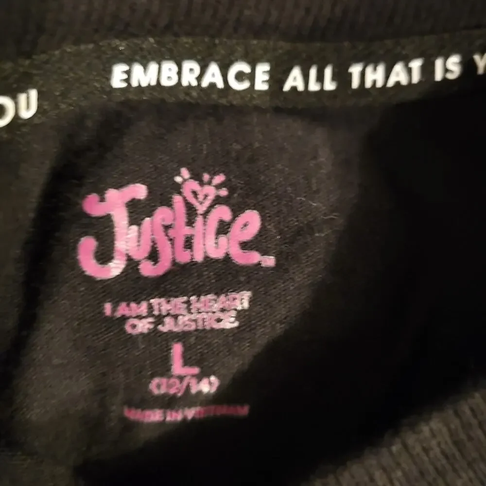 Justice Girls long sleeve shirt Size Large Size 12-14